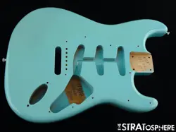 VINTAGE 60 NOS USA FENDER CUSTOM SHOP STRATOCASTER BODY NITRO DAPHNE BLUE