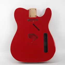 SS RED TELECASTER ELECTRIC GUITAR BODY ALDER WOOD WITH WHITE EDGE FOR FENDER
