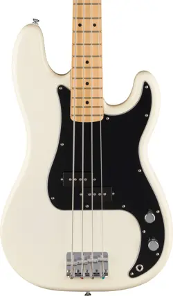 FENDER STANDARD PRECISION BASS 4-STRING BASS GUITAR, MAPLE FB, OLYMPIC WHITE