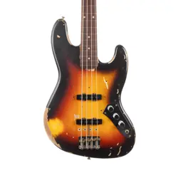 FENDER CUSTOM SHOP JACO PASTORIUS TRIBUTE FRETLESS JAZZ BASS - SUNBURST