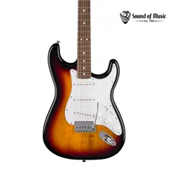 FENDER STANDARD STRATOCASTER, LAUREL FINGERBOARD, WHITE PICKGUARD - 3-COLOR