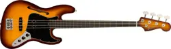 FENDER SUONA J BASS THINLINE - BIOLIN BURST EBONY