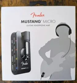 FENDER MUSTANG MICRO GUITAR HEADPHONE AMP 2311300000 - BRAND NEW, FACTORY SEALED