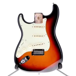 FENDER PLAYER PLUS STRATOCASTER BODY LEFT HANDED SUNBURST FULLY LOADED!