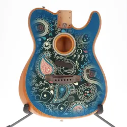 FENDER AMERICAN ACOUSTASONIC TELECASTER BODY PAISLEY FULLY LOADED!