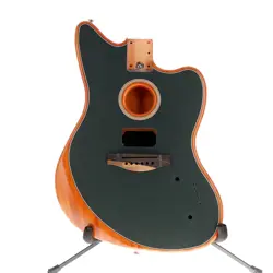 FENDER AMERICAN ACOUSTASONIC JAZZMASTER BODY TUNGSTEN FINISH MISSING ELECTRONICS