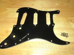 FENDER 1978 BLACK 3 PLY STRATOCASTER PICKGUARD