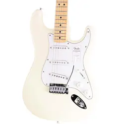 2025 FENDER STANDARD STRATOCASTER OLYMPIC WHITE