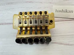 80S FENDER EX-TREM FLOYD ROSE TREMOLO UNIT BRIDGE GOLD