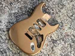 FENDER AMERICAN PROFESSIONAL II STRATOCASTER GUITAR BODY FIREMIST GOLD LIMITED