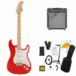 FENDER MADE IN JAPAN HYBRID II STRATOCASTER MAPLE FB MODENA RED FENDER 10W AMPLI
