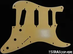 FENDER CUSTOM SHOP '66 RELIC STRATOCASTER STRAT PICKGUARD GUITAR GOLD ANODIZED