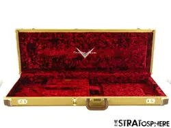 FENDER CUSTOM SHOP G&G TWEED HARDSHELL CASE FOR STRATOCASTER STRAT TELE