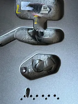 LEFTY FENDER AMERICAN PROFESSIONAL II TELECASTER DELUXE GUITAR BODY SILVERBURST