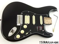 AMERICAN PERFORMER FENDER HSS STRATOCASTER STRAT LOADED BODY BLACK