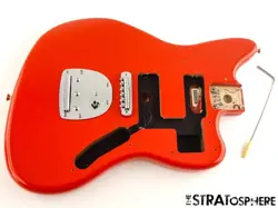 FENDER PLAYER II JAGUAR SERIES BODY + HARDWARE MODERN ALDER CORAL RED