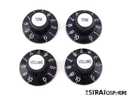 FENDER SQUIER CLASSIC VIBE 70S DELUXE TELECASTER GUITAR KNOBS TELE PART BLACK