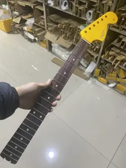 FENDER STRAT REPLACEMENT 21FRETS YELLOW ST MAPLE ELECTRIC GUITAR NECK ROSEWOOD