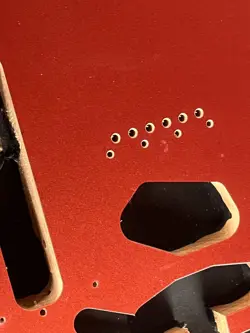 FENDER PLAYER PLUS NASHVILLE TELECASTER GUITAR BODY AGED RED