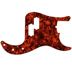 PICKGUARD FENDER 4 STRING AMERICAN PROFESSIONAL PRECISION BASS ORANGE PEARL