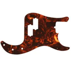 PICKGUARD FENDER 4 STRING AMERICAN PROFESSIONAL PRECISION BASS FAUX TORTOISE