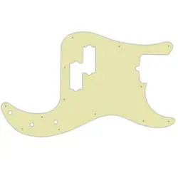 PICKGUARD FENDER 4 STRING AMERICAN PROFESSIONAL PRECISION BASS MINT GREEN 3 PLY