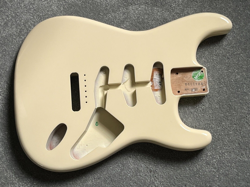 FENDER AMERICAN CLASSIC 60S STRATOCASTER BODY OLYMPIC WHITE 4 LB 8OZ