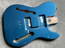 FENDER 72 AMERICAN VINTAGE II TELECASTER THINLINE GUITAR BODY LAKE PLACID BLUE