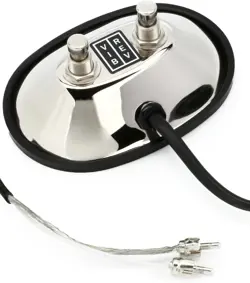 FENDER 2-BUTTON VINTAGE FOOTSWITCH WITH RCA JACKS FOR ELECTRIC GUITAR