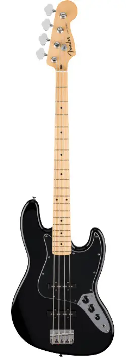 NEW 2025 FENDER STANDARD SERIES 4-STRING JAZZ BASS GUITAR, GLOSS BLACK FINISH