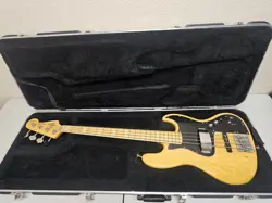 2008 FENDER MARCUS MILLER SIGNATURE JAZZ BASS NATURAL FINISH