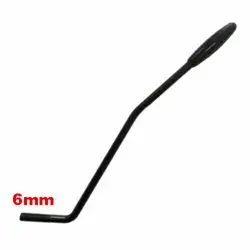 6MM THREAD WHAMMY BAR TREMOLO ARM LEVER BLACK FOR FENDER SQUIER STRAT GUITAR