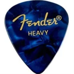 FENDER BLUE MOTO HEAVY PICKS, 12PK