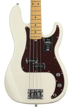 FENDER AMERICAN PROFESSIONAL II PRECISION BASS - OLYMPIC WHITE, MAPLE