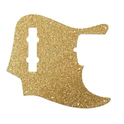PICKGUARD FOR AMERICAN MADE FENDER 5 STRING JAZZ BASS ROSE GOLD