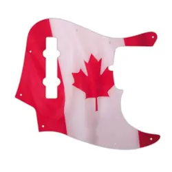 PICKGUARD FOR AMERICAN MADE FENDER 5 STRING JAZZ BASS CANADIAN FLA