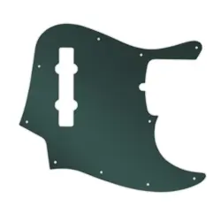PICKGUARD FOR AMERICAN MADE FENDER 5 STRING JAZZ BASS SMOKE MIRROR