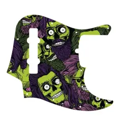 PICKGUARD FOR AMERICAN MADE FENDER 5 STRING JAZZ BASS ZOMBEARD