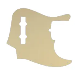 PICKGUARD FOR AMERICAN MADE FENDER 5 STRING JAZZ BASS CREAM BLACK 3 PLY