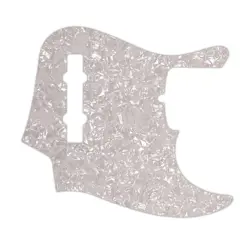 PICKGUARD FOR AMERICAN MADE FENDER 5 STRING JAZZ BASS WHITE PEARL