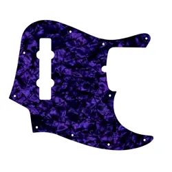PICKGUARD FOR AMERICAN MADE FENDER 5 STRING JAZZ BASS PURPLE PEARL
