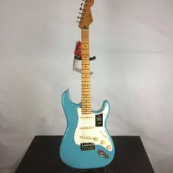 OPEN BOX FENDER PLAYER II STRATOCASTER ELECTRIC GUITAR, MAPLE FINGERBOARD, AQUAT