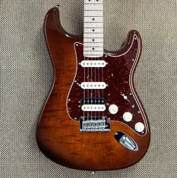 2020 FENDER RARITIES FLAME MAPLE HSS STRATOCASTER - SOLID ROSEWOOD NECK