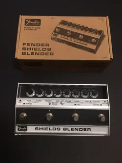 FENDER SHIELDS BLENDER FUZZ GUITAR EFFECTS PEDAL