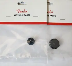 FENDER CONCENTRIC DELUXE JAZZ BASS GUITAR UPPER AND LOWER KNOBS KNOB