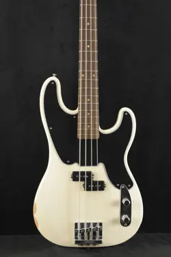 FENDER MIKE DIRNT ROAD WORN PRECISION BASS ROSEWOOD FINGERBOARD WHITE BLONDE