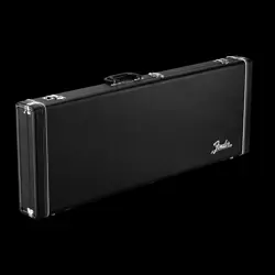FENDER CLASSIC SERIES WOOD CASE - JAZZMASTER/JAGUAR BLACK TOLEX