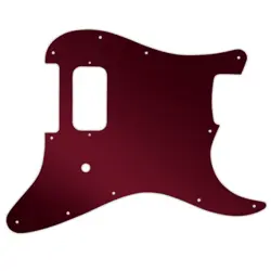 PICKGUARD FOR FENDER TOM DELONGE STRATOCASTER RED MIRROR