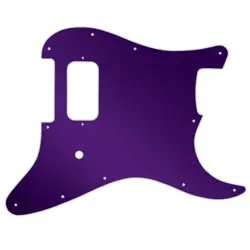 PICKGUARD FOR FENDER TOM DELONGE STRATOCASTER PURPLE MIRROR