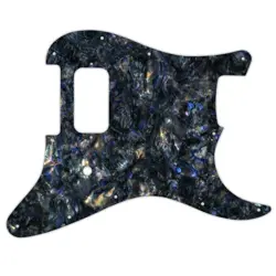 PICKGUARD FOR FENDER TOM DELONGE STRATOCASTER BLACK ABALONE